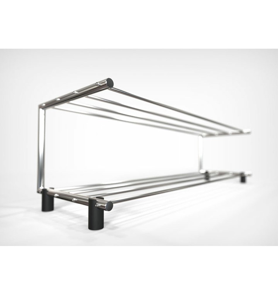 FROST Обувная полка 1, 60см » полированная. Нержавеющая сталь Полированный O1929  - Вид №6