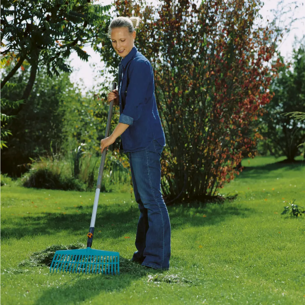 Грабли веерные Gardena 22 зуба 43 см пластик, без черенка Combisystem 81986589 STLM-2118366  - Вид №3
