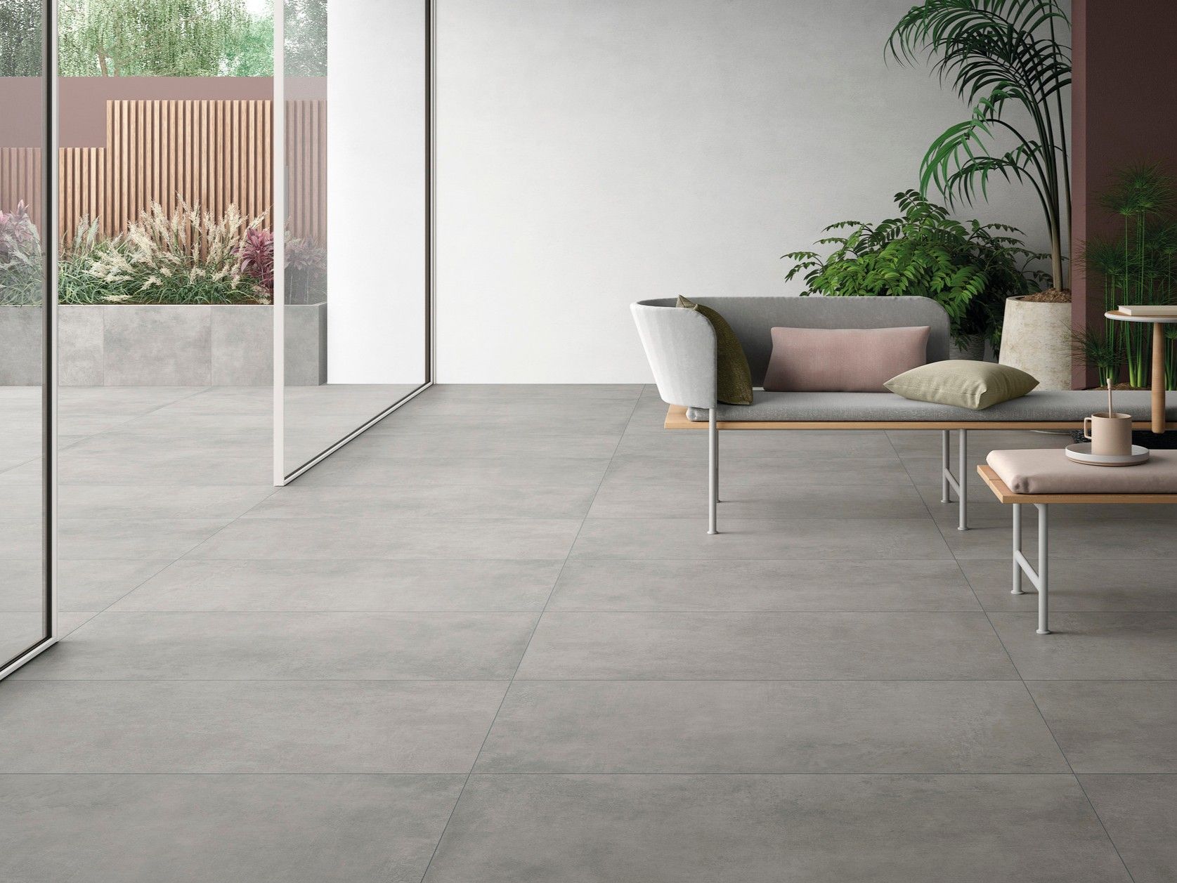 Пол / облицовка керамогранита для внутреннего и наружного применения с эффектом цемента ARIOSTEA NEXT ARCH-00119820