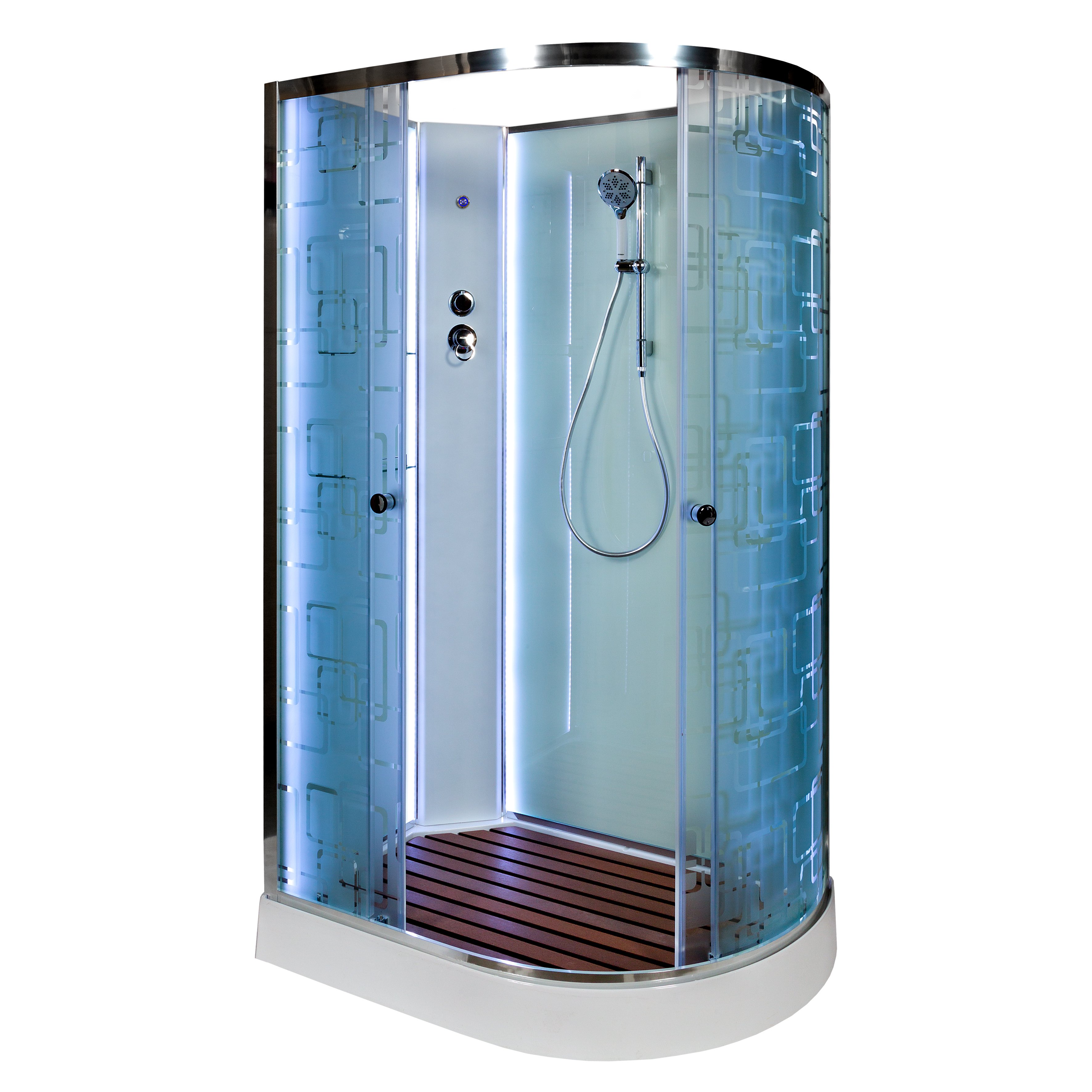 ЕМ4512 L N LED с гм. Душевая кабина DETO Серия EM ЕМ1511 L N LED - Вид №2