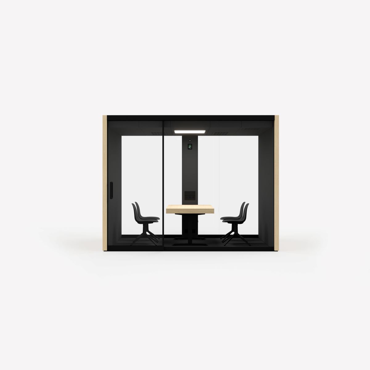 Многосторонняя акустическая офисная кабина со встроенным освещением Vetrospace VETROSPACE L ARCH-00033843 - Вид №5