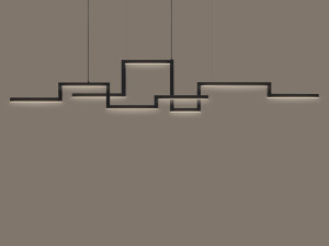 Металлический светодиодный подвесной светильник