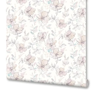 Обои флизелиновые Startdeco Саманта бежевые 1.06 м 889332