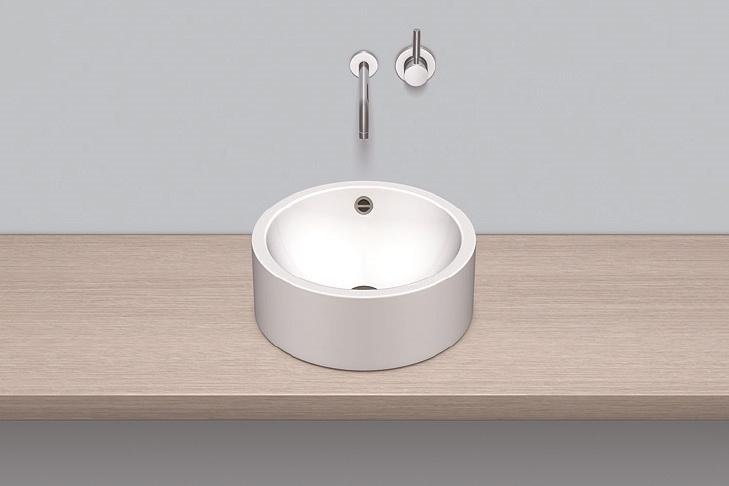 3002200401 Надставная раковина, ab.k400.2, белая, противомикробное Alape серия K 