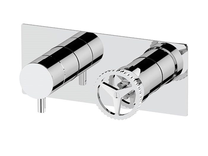 Однорычажный встраиваемый смеситель для душа с переключателем Remer Rubinetterie Chrono ARCH-00057131