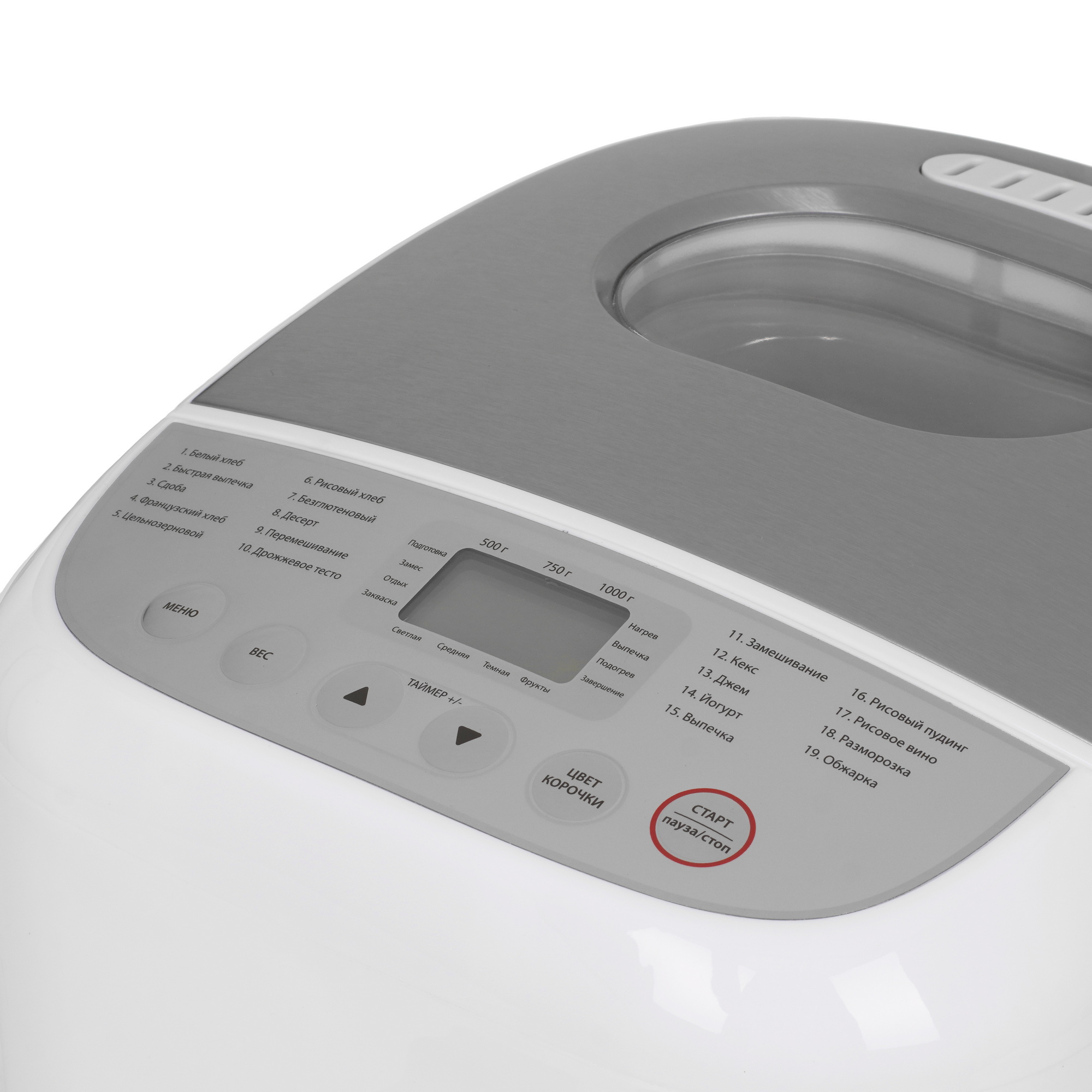 9235579 Хлебопечь DELTA LUX DE-6000 белый STDN-0148384 - Вид №3