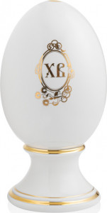 10638166 Мануфактуры Гарднеръ в Вербилках Яйцо пасхальное ХВ Фарфор, Керамика
