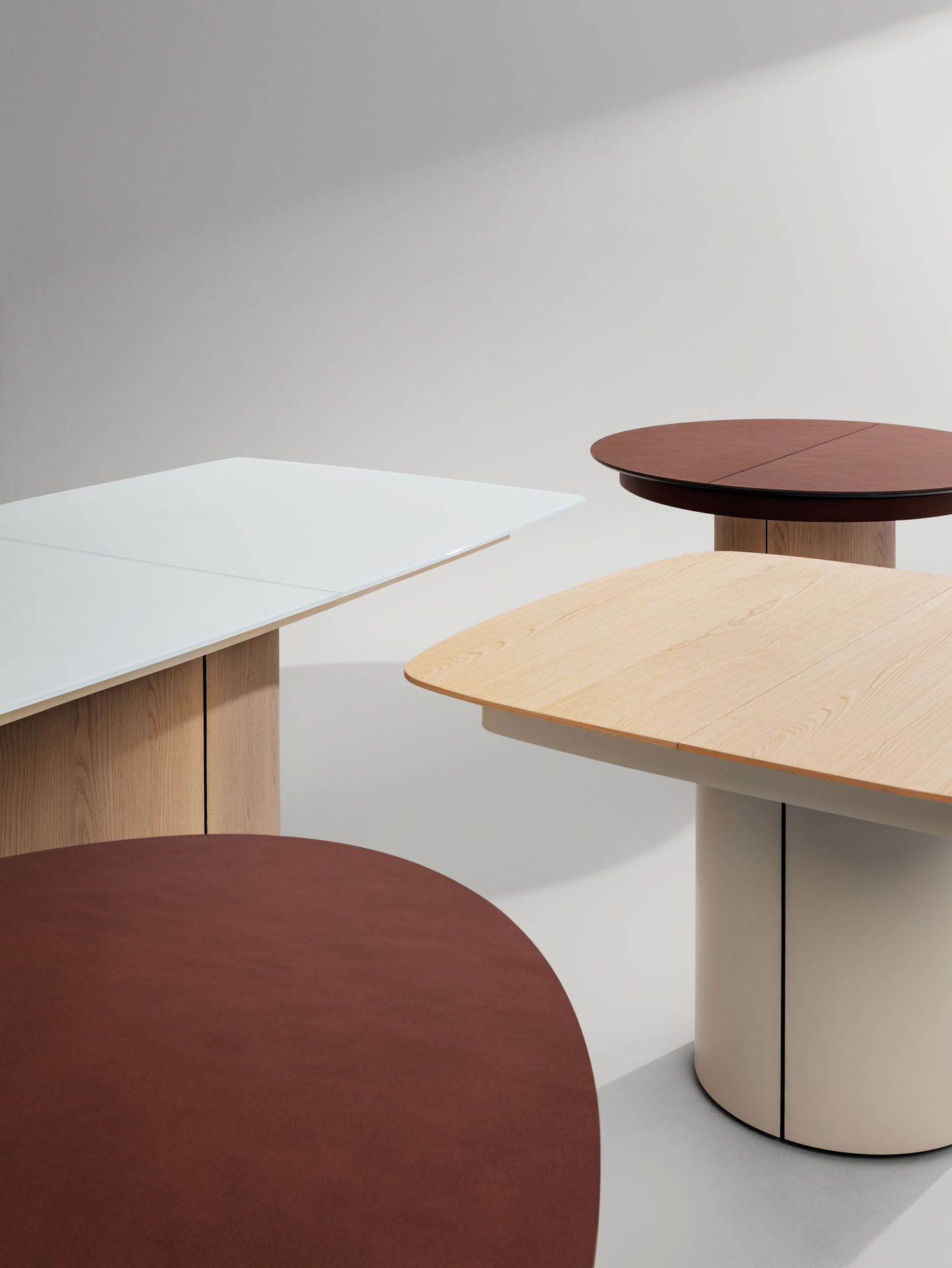 Деревянный квадратный выдвижной стол Midj кунжут ARCH-00149279 - Вид №5