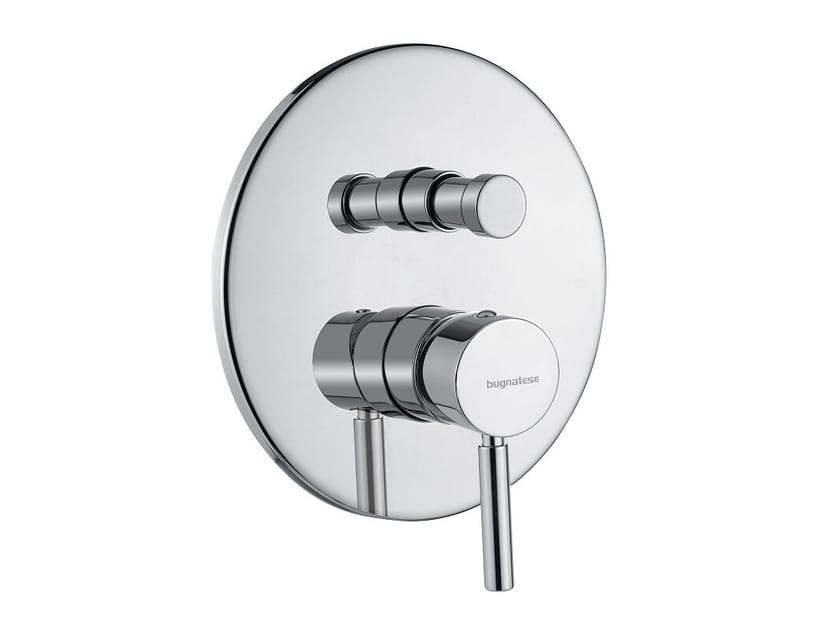 Хромированный латунный смеситель для душа с переключателем Bugnatese Kobuk ARCH-00139662
