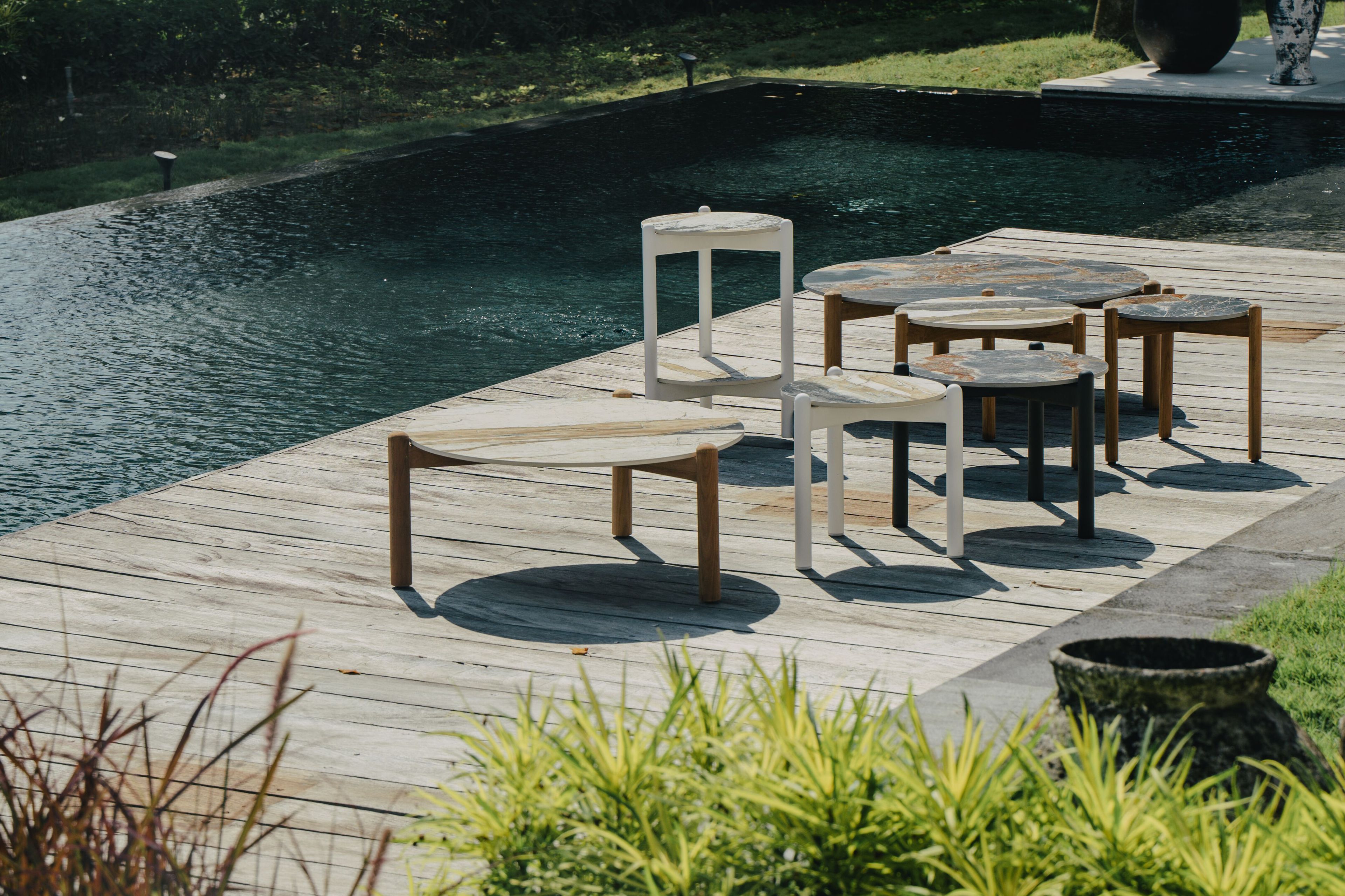 Алюминиевый круглый садовый столик cbdesign Stylo ARCH-00030116 - Вид №3