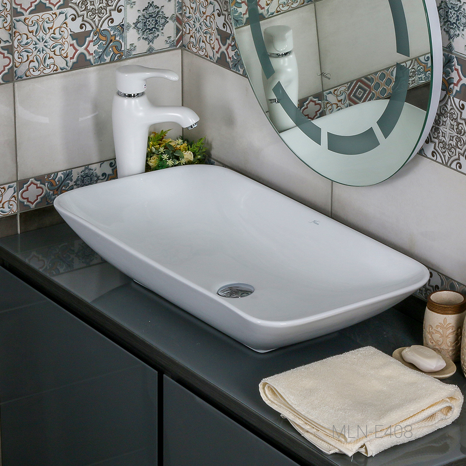 Накладная раковина melana mln-e408 E408-805 - Вид №1