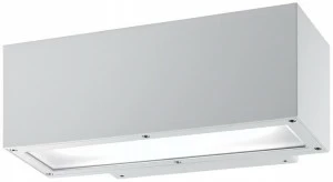 Buzzi & Buzzi Настенный светодиодный светильник для улицы с прямым и отраженным светом из алюминия Iron