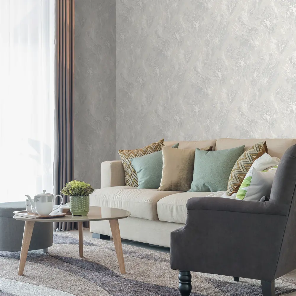 Ateliero Cosmopolitan - серые флизелиновые обои с эффектом горячего тиснения 87904542 STLM-0076135 - Вид №4