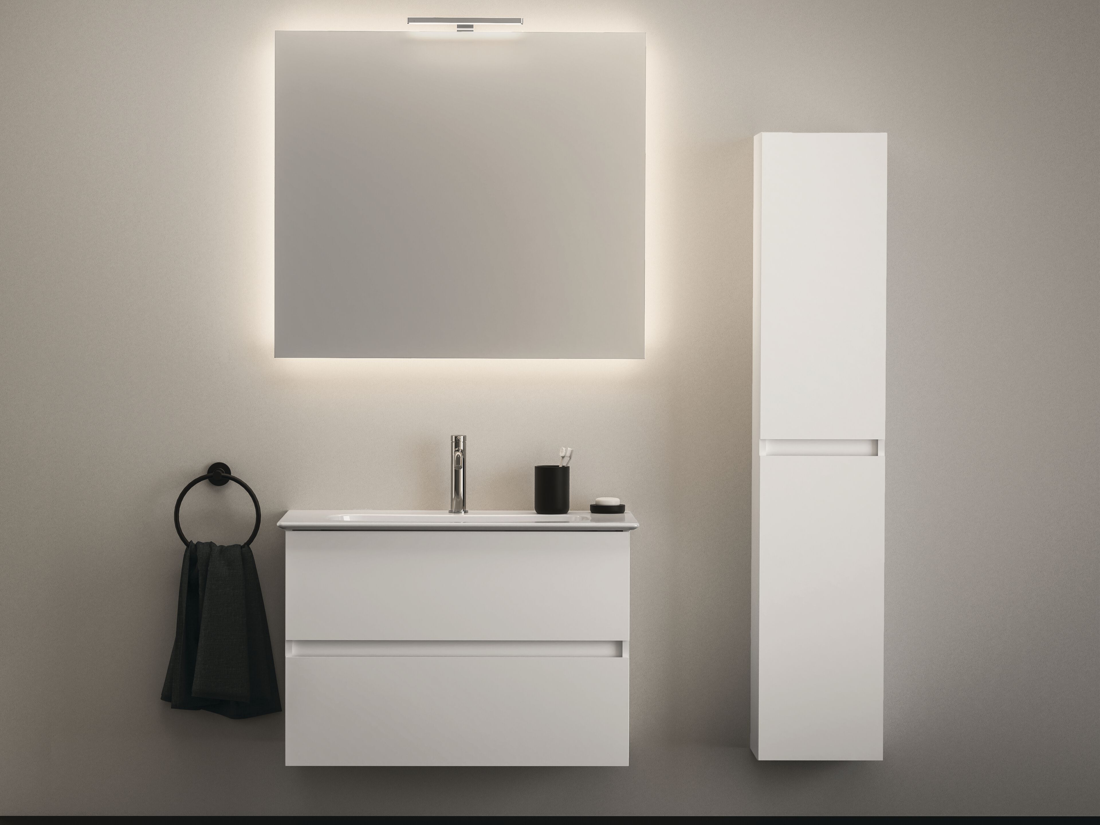 Деревянная подвесная колонна для ванной комнаты с дверями Ideal Standard SMART ARCH-00062302