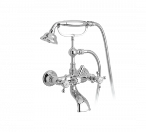 Gentry Home Центр смесителя для раковины до центра два отверстия под смеситель мм Antique Хром GH100123