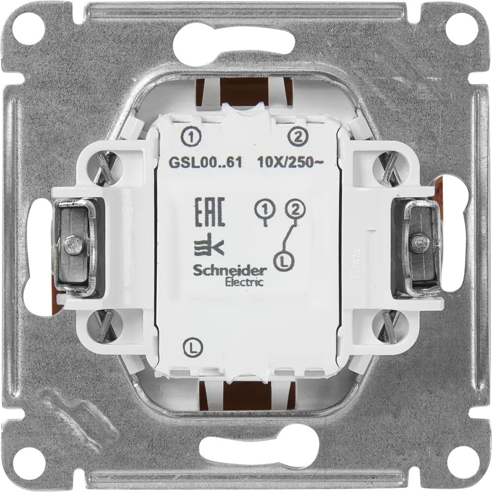 Переключатель Schneider Electric Glossa одноклавишный глянцевый 84730744 STLM-0054182 - Вид №2