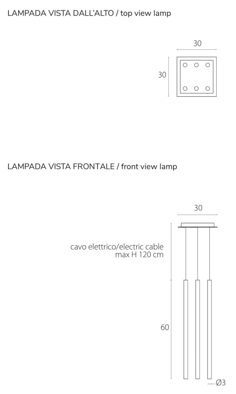 Окрашенный металлический подвесной светильник RIFLESSI стилус ARCH-00129525 - Вид №1