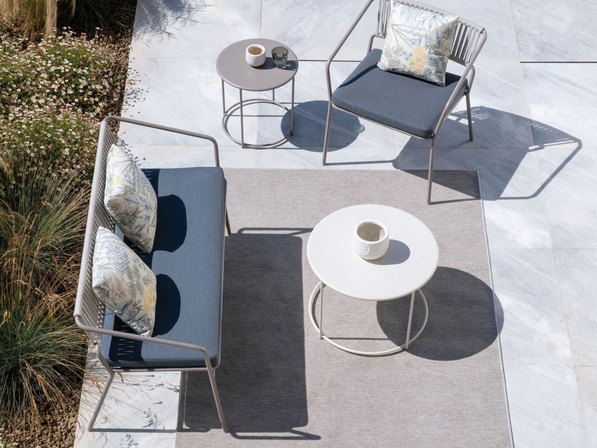 2-местный металлический садовый диван Vermobil слот ARCH-00102453 - Вид №4