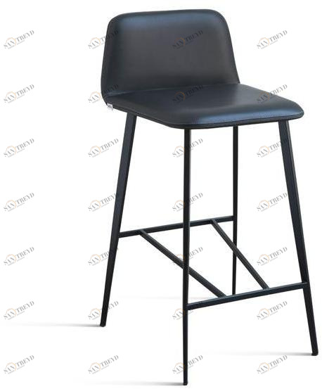 TrabA' Кожаный барный стул Bardot 0032-met