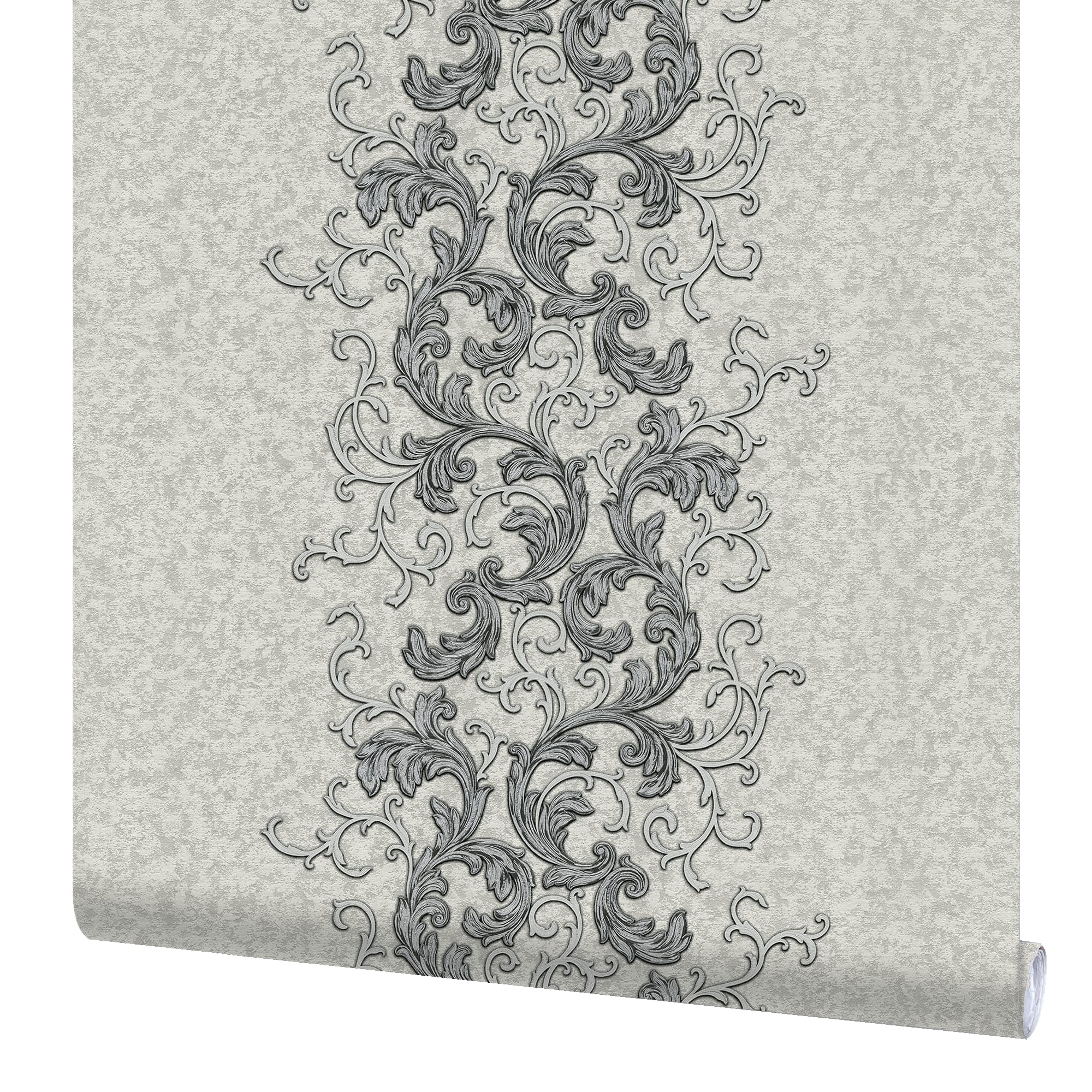 82399711 Обои флизелиновые серые 1.06 м 0402-5 Цветы Santreyd 