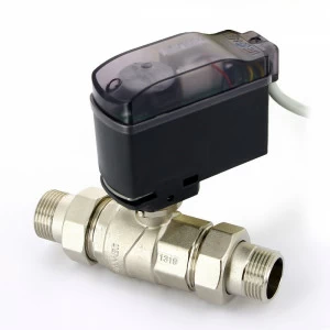 Кран шаровой с разъемными соединениями НН двухходовой MODULO COMPACT с сервоприводом EMMETI 1"