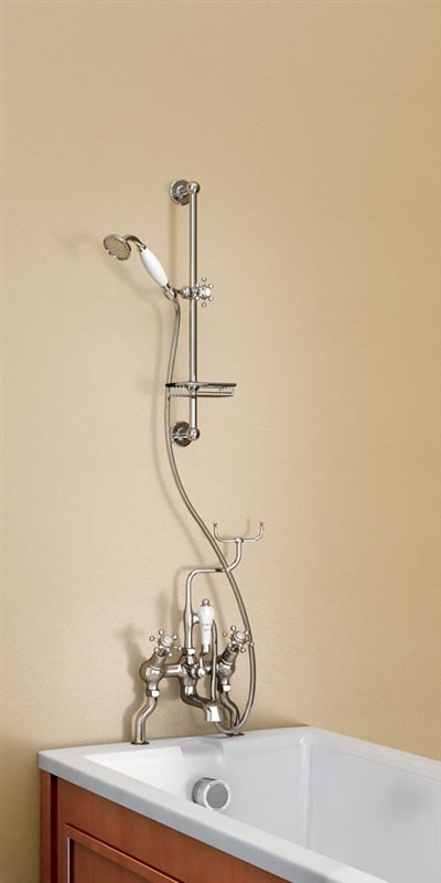 Душевая стойка со смесителем "под наклоном" [H230-BI] Birkenhead Burlington T9-QT, T18, T3, V23/ARCV23 CHR, V33  - Вид №2