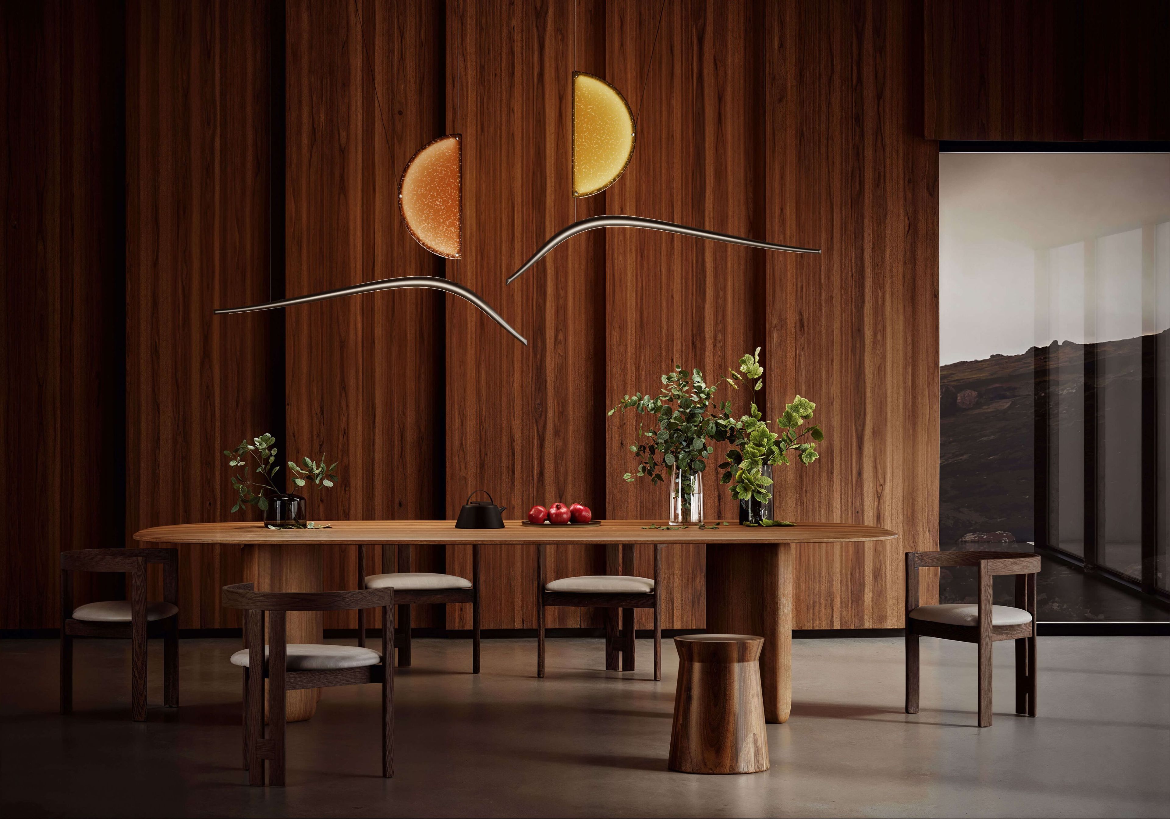 Полимерная диммируемая светодиодная подвесная лампа Italamp BOREALIS ARCH-00077669 - Вид №2