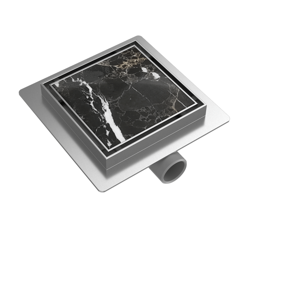 A864-S Реверсивный квадратный слив для душа Duten  - Вид №1