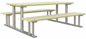 Lazzari Стол для общественных мест со встроенными скамейками Mediterraneo