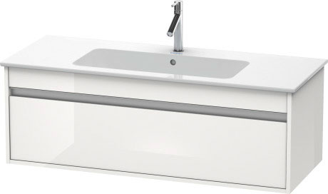 KT642100909 Ketho Тумбочка подвесная Светло-голубой матовый декор Duravit - Вид №2