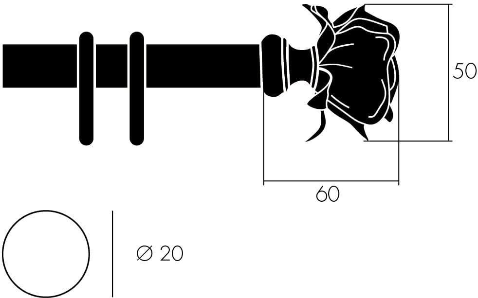 Железный карниз Frandoli розы ARCH-00093142 - Вид №1