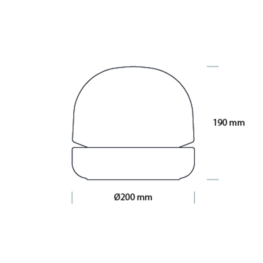1850159 MENU Каменная настольная лампа Черное антрацитовое стекло  - Вид №4