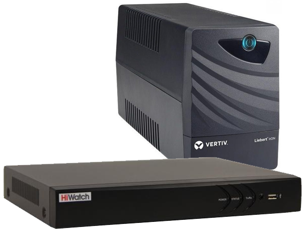 DS-H216UA_LI32111CT00 16-ти канальный гибридный hd-tvi регистратор с ибп в комплекте HiWatch Santreyd 