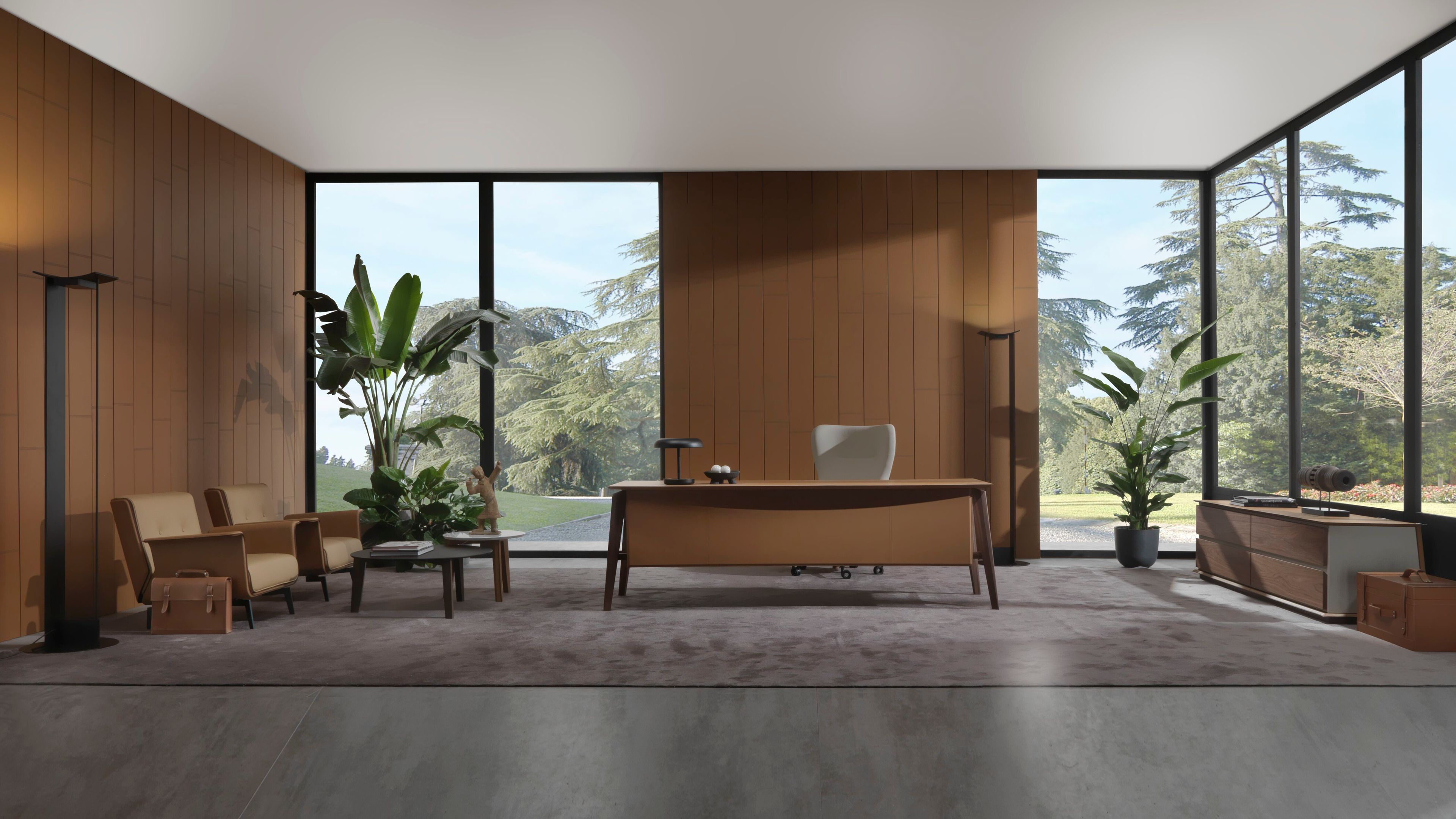 Деревянный комод с кожаной обивкой Casa Covre Naviglio ARCH-00061676 - Вид №5