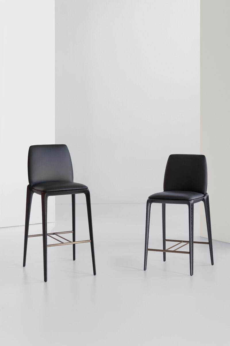 Кожаный стул со спинкой Potocco Hiru ARCH-00130341 - Вид №2