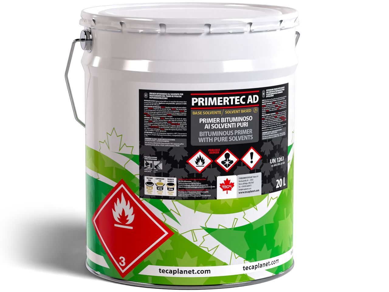 Чистый растворитель битумная грунтовка Teca PRIMERTEC AD ARCH-00039479 - Вид №1