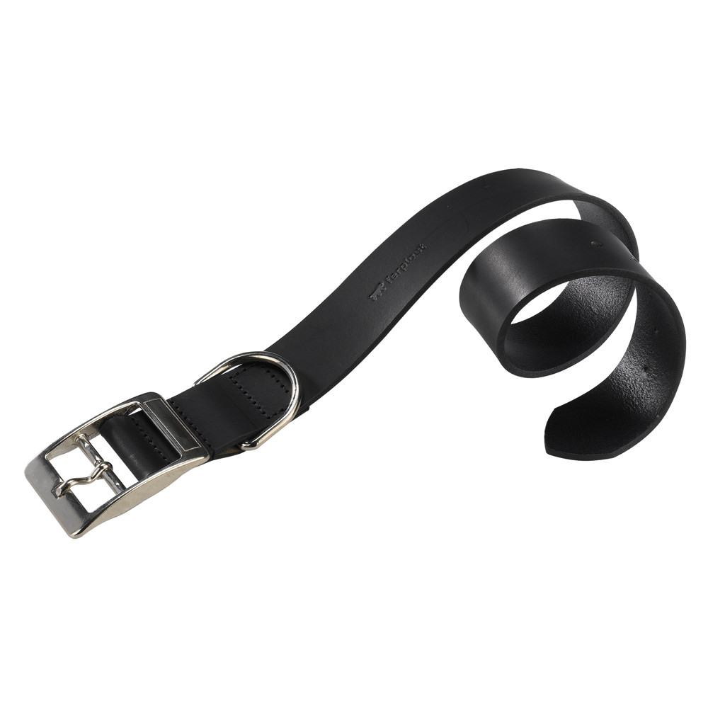 УТ0001653 Ошейник для собак NATURAL BK C40/63 кожаный черный FERPLAST 
