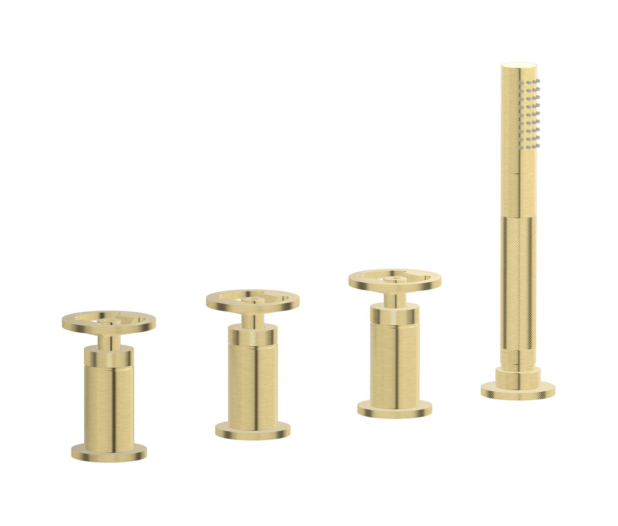 Смеситель для ванны с 4 отверстиями и ручным душем IB Bold ARCH-00153164 - Вид №8