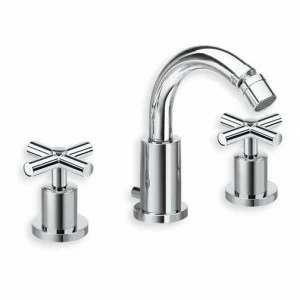 CRIEV330 Смеситель для биде на 3 отверстия со сливным клапаном 1 дюйм 1/4 Cristina Rubinetterie