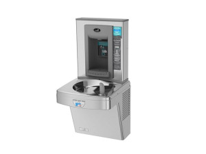 Бесконтактный диспенсер для воды с питьевым фонтаном