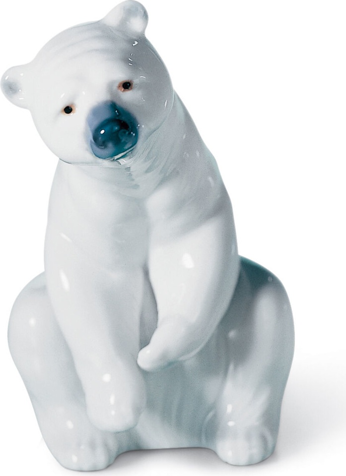 10668953 LLADRO Фигурка Lladro "Белый медведь II" 8x12см Фарфор Lladró 