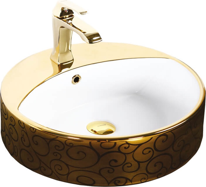 Mina Spiral Ø 45 см Раковина с верхней стойкой / MN145.00040 Mina Creavit - Вид №1