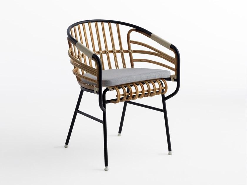 Casamania & Horm Стул из ротанга с подлокотниками Raphia sun-id-1439255 - Вид №8
