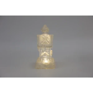 Фигура Дом в снегу для дома 1 светодиод 24.5 см цвет серый