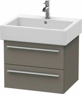XL634409090 Тумбочка подвесная X-Large #XL6344 550 x 443 мм Фланелево-серый шелковисто-матовый лак