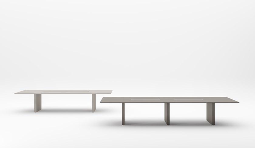 PROF Прямоугольный стол для совещаний с системой управления кабелями Slim sun-id-1395706 - Вид №9