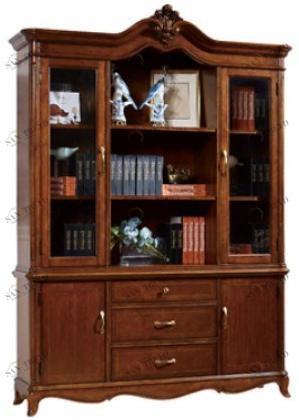 Arrediorg.it® Книжный шкаф отдельно стоящий из каштана с ящиками Saletti 202-11a 