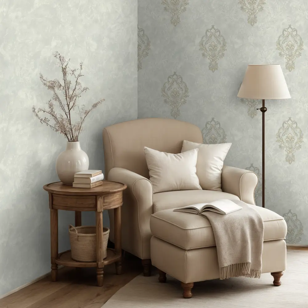 Обои флизелиновые Euro Decor Saphire серые 1.06 м ED7260-11 89456617 STLM-2123291 - Вид №5