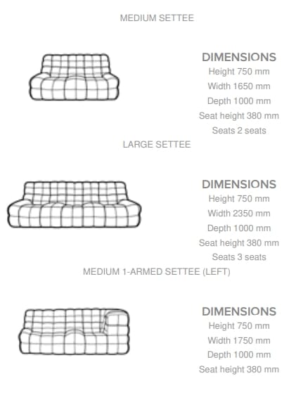 Ткань диван Ligne Roset KASHIMA ARCH-00130760 - Вид №22