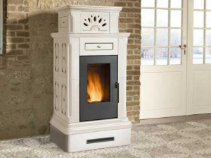 Печь на гранулах из фаянса